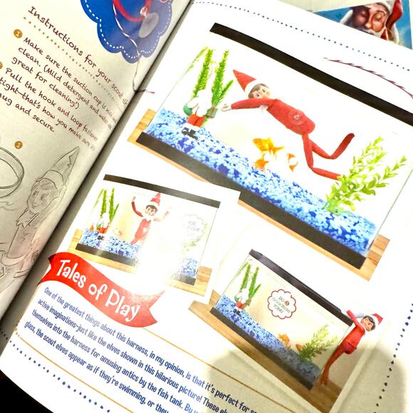 Elf on the Shelf Book Set of 4 Elves at Play. Elf Pets St Bernard and Reindeer - Picture 4 of 6